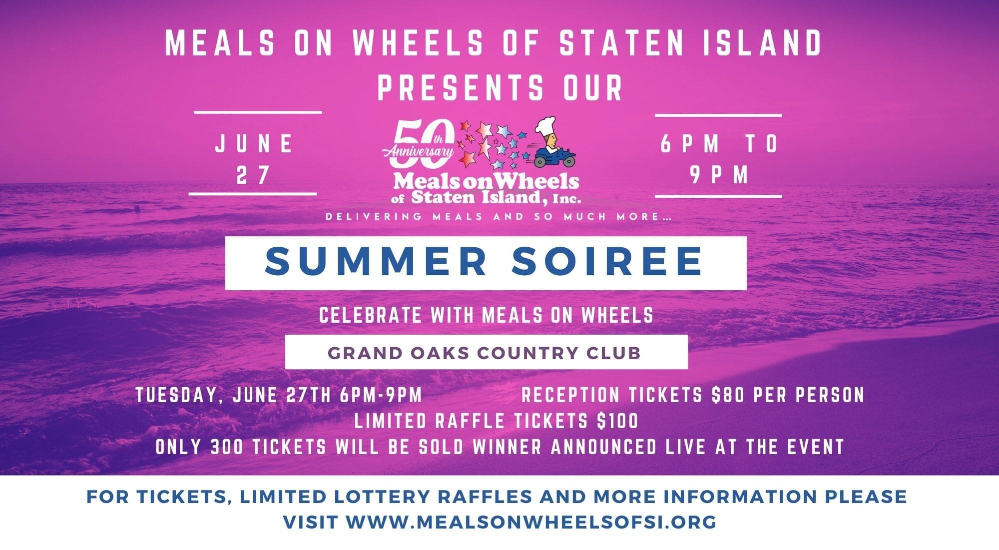 Summer Soiree | Meals on Wheels Staten Island